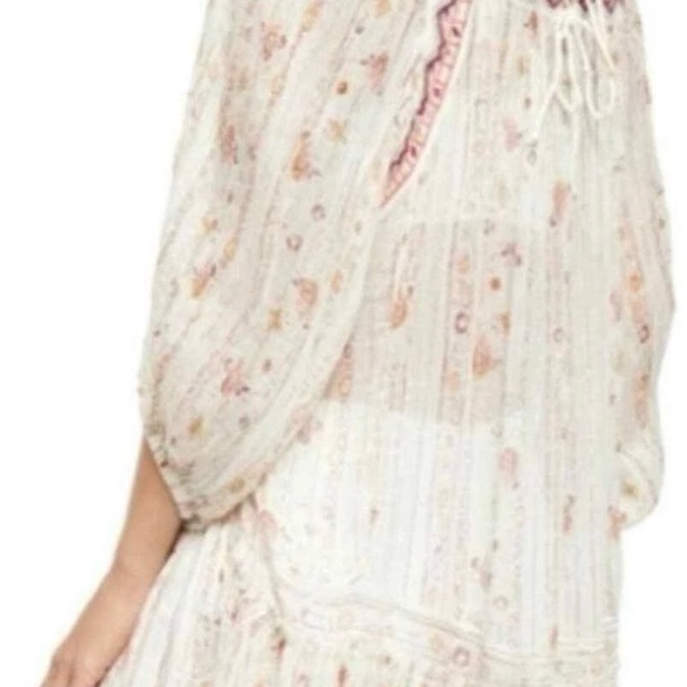Free People Embroidered Tunic top small dance - Picture 9 of 12